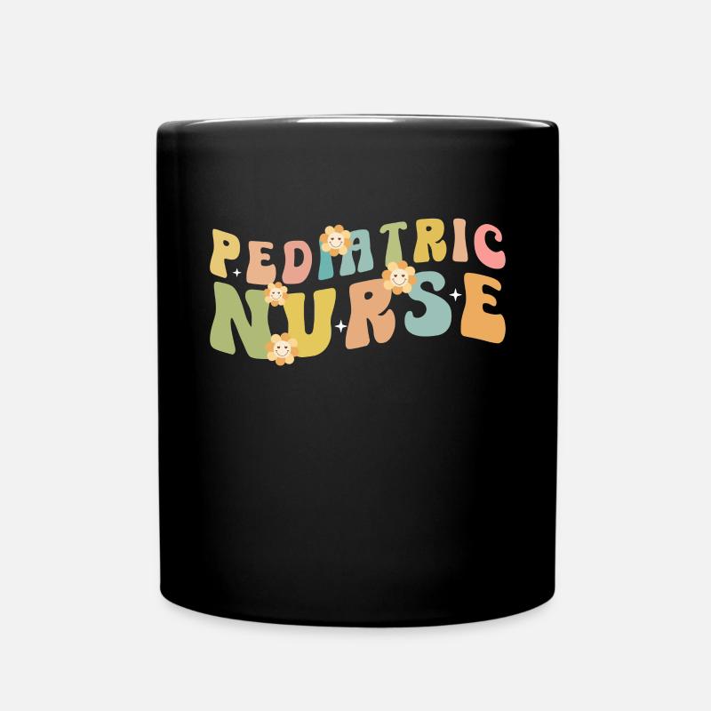 Kinderkrankenschwester Picu Peds - Tasse einfarbig - Schwarz