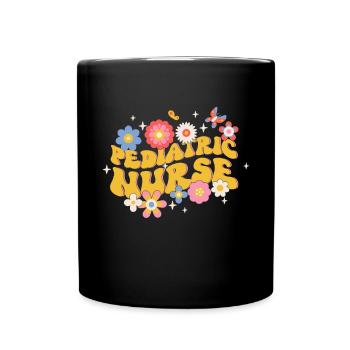 Kinderkrankenschwester Picu Peds - Tasse einfarbig - Schwarz - Vorne