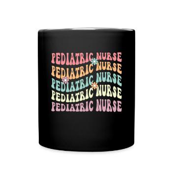 Kinderkrankenschwester Picu Peds - Tasse einfarbig - Schwarz - Vorne