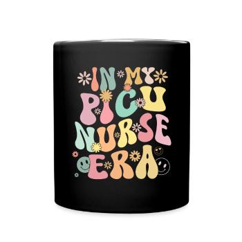 Kinderkrankenschwester Picu Peds - Tasse einfarbig - Schwarz - Vorne