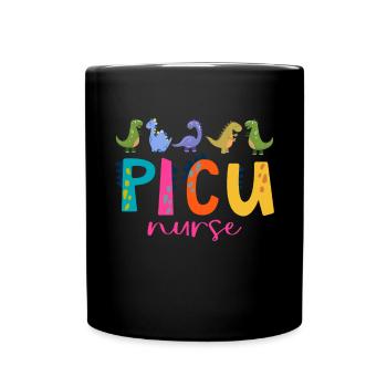 Kinderkrankenschwester Picu Peds - Tasse einfarbig - Schwarz - Vorne