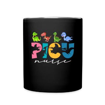 Kinderkrankenschwester Picu Peds - Tasse einfarbig - Schwarz - Vorne