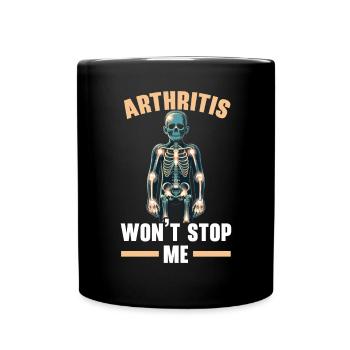 Juvenile Arthritis Awareness Autoimmunerkrankung - Tasse einfarbig - Schwarz - Vorne