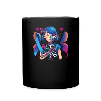 Juvenile Arthritis Awareness Autoimmunerkrankung - Tasse einfarbig - Schwarz - Vorne