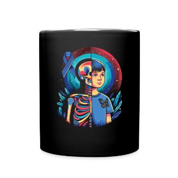 Juvenile Arthritis Awareness Autoimmunerkrankung - Tasse einfarbig - Schwarz - Vorne