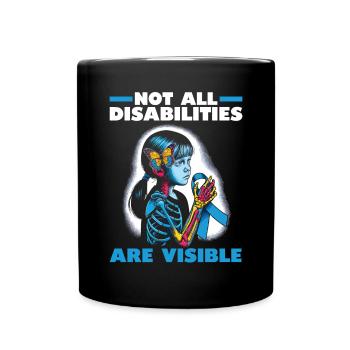 Juvenile Arthritis Awareness Autoimmunerkrankung - Tasse einfarbig - Schwarz - Vorne