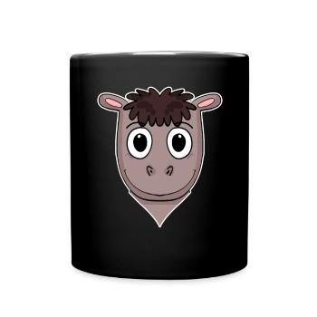 Horse Animal Head Animal Head - Full Colour Mug - black - Front