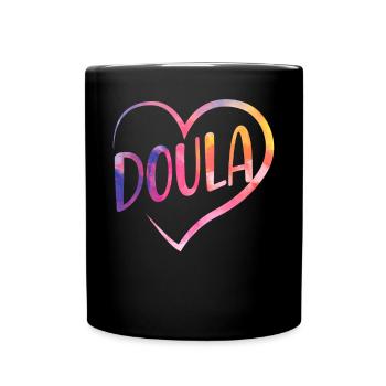 Doula Birth Worker Coeur - Mug uni - noir - Devant