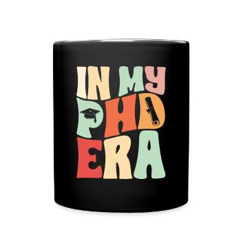 PhD Graduate Doktorgrad Ph.D. Promotion - Tasse einfarbig - Schwarz - Vorne