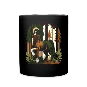 Centaure, créature mythique, mythologie grecque - Mug uni - noir - Devant