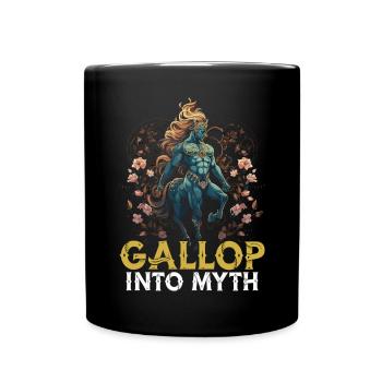 Centaure, créature mythique, mythologie grecque - Mug uni - noir - Devant