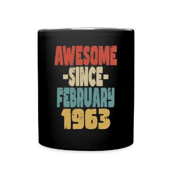 Génial février 1963 - Mug uni - noir - Devant