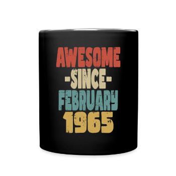 Génial Février 1965 - Mug uni - noir - Devant