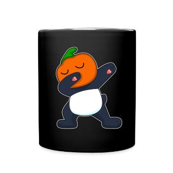Panda Halloween Hip Hop Dance - Full Colour Mug - black - Front
