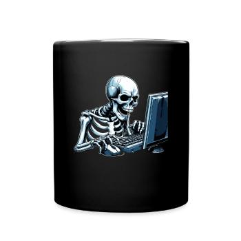 PC-Gamer-Freak-Shirt-Designs- Gamer - Tasse einfarbig - Schwarz - Vorne