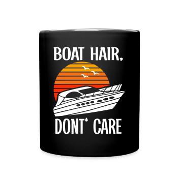 Bateau à moteur - Capitaine Bateau à moteur du lac Boater - Mug uni - noir - Devant
