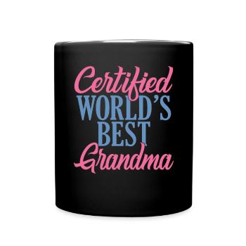 Grandma Gifts - Tasse einfarbig - Schwarz - Vorne