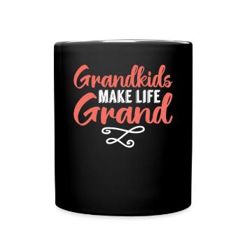 Grandma Gifts - Tasse einfarbig - Schwarz - Vorne