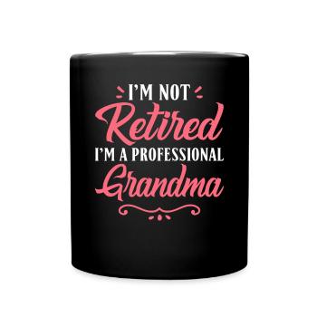 Cadeaux grand-mère - Mug uni - noir - Devant