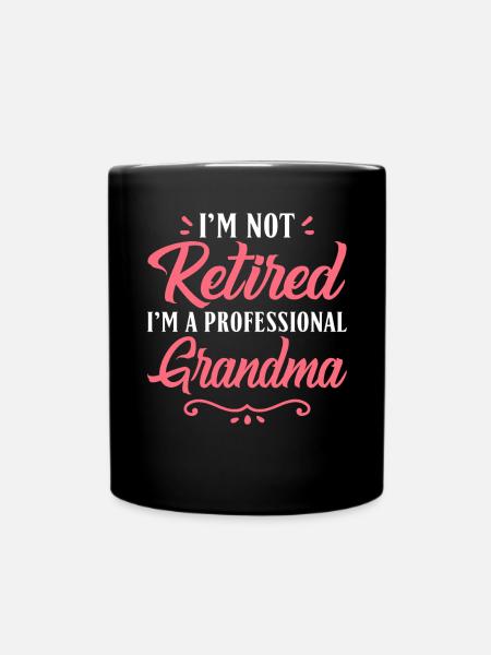 Grandma Gifts - Tasse einfarbig - Schwarz