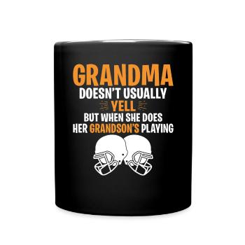 Cadeaux grand-mère - Mug uni - noir - Devant