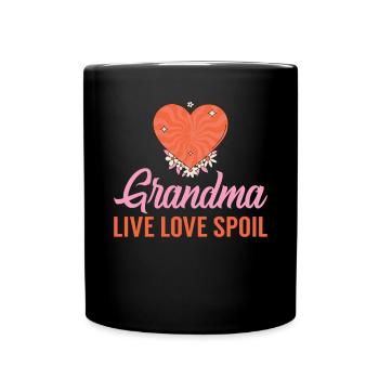 Grandma Gifts - Tasse einfarbig - Schwarz - Vorne