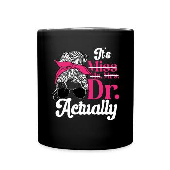 PhD Graduate Doktorgrad Ph.D. Promotion - Tasse einfarbig - Schwarz - Vorne