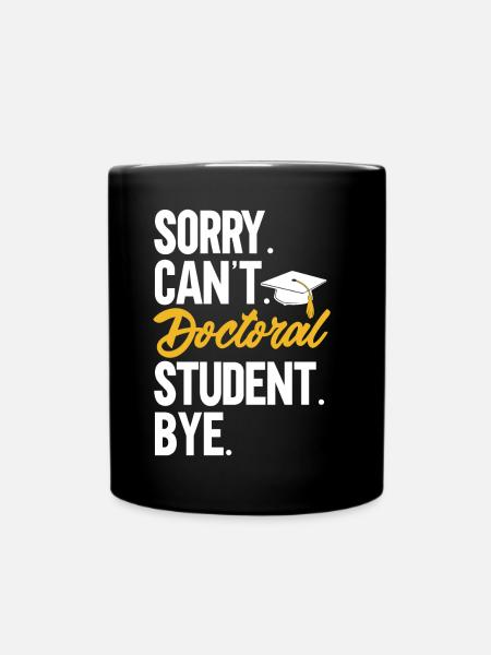Doctorat Doctorat Doctorat Doctorat - Mug uni - noir