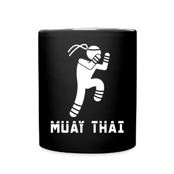 Muay Thai - Full Colour Mug - black - Front