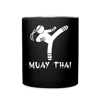 Muay Thai - Full Colour Mug - black - Front