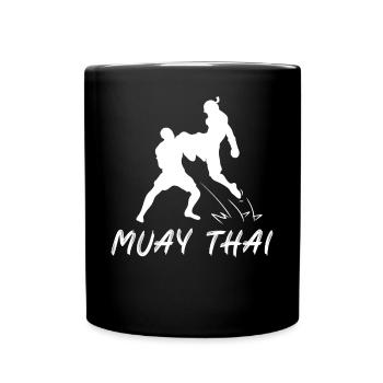 Muay Thai - Full Colour Mug - black - Front