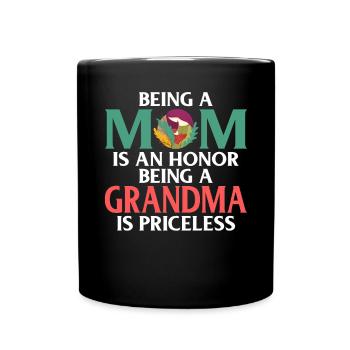 Grandma Gifts - Full Colour Mug - black - Front