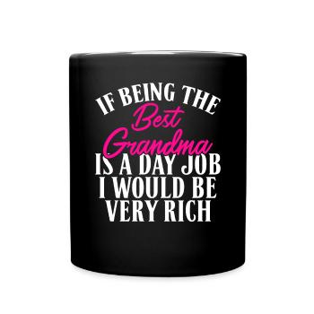 Grandma Gifts - Full Colour Mug - black - Front