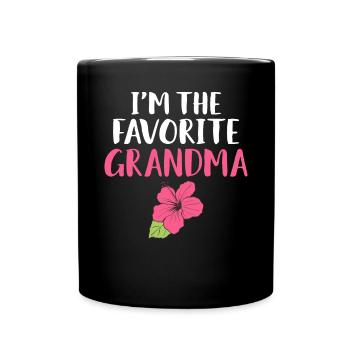 Grandma Gifts - Tasse einfarbig - Schwarz - Vorne