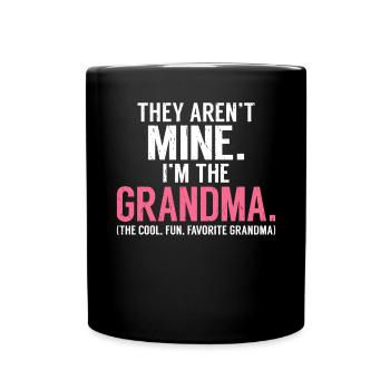 Cadeaux grand-mère - Mug uni - noir - Devant