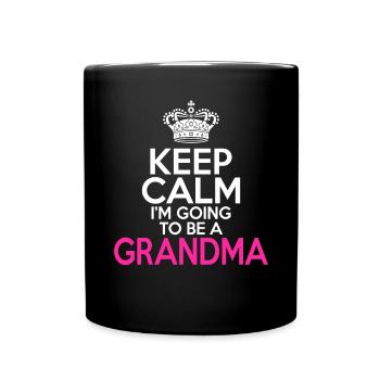 Cadeaux grand-mère - Mug uni - noir - Devant
