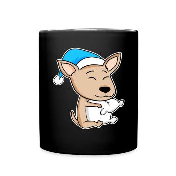Chihuahua Sleeping Fatigue Dog Dog Breed - Full Colour Mug - black - Front
