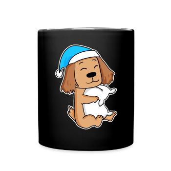 Cocker Spaniel Sleeping Fatigue Dog Dog Breed - Full Colour Mug - black - Front
