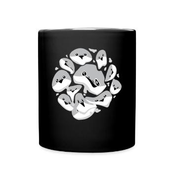 Sacabambaspis Poisson Meme Visage Motif - Mug uni - noir - Devant