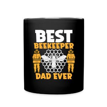 Bee Father Honey Beekeeper Father Beekeeper - Full Colour Mug - black - Front