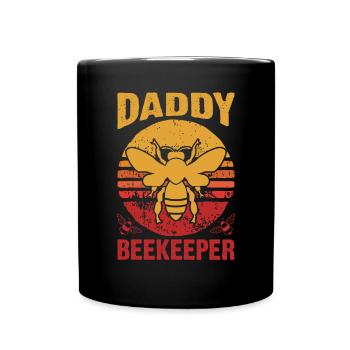 Bee Father Honey Beekeeper Father Beekeeper - Full Colour Mug - black - Front