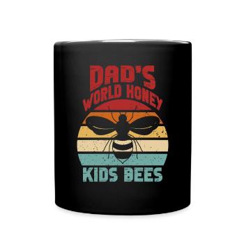 Bee Father Honey Beekeeper Father Beekeeper - Full Colour Mug - black - Front
