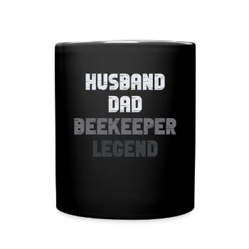 Bee Father Honey Beekeeper Father Beekeeper - Full Colour Mug - black - Front