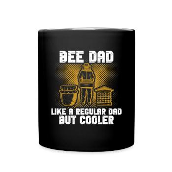 Bee Father Honey Beekeeper Father Beekeeper - Full Colour Mug - black - Front