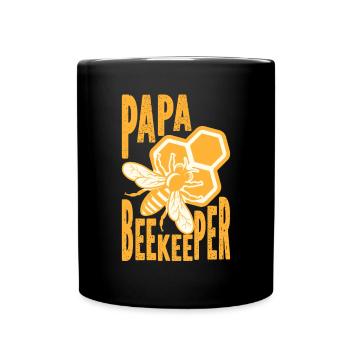 Bee Father Honey Beekeeper Father Beekeeper - Full Colour Mug - black - Front