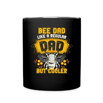 Bee Father Honey Beekeeper Father Beekeeper - Full Colour Mug - black - Front
