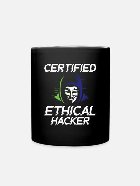 Certified Ethical Hacker - Ethical Hacker - Tasse einfarbig - Schwarz