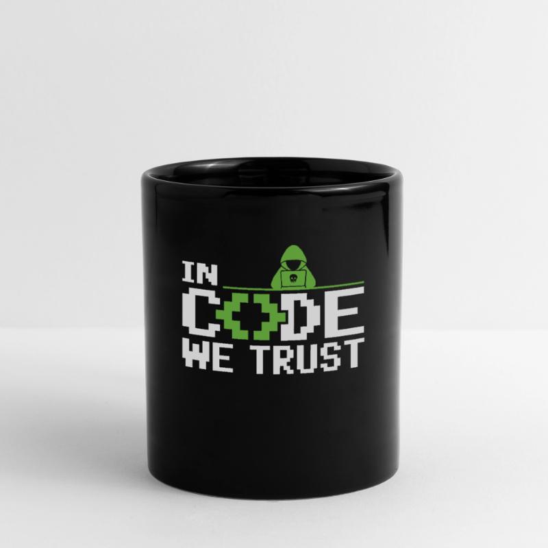 In Code We Trust - Ethical Hacker Cybersecurity Full Colour Mug