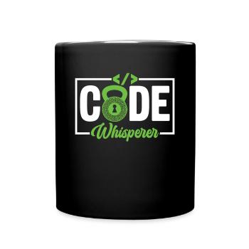 Code Whisperer - Cybersécurité éthique des hackers - Mug uni - noir - Devant