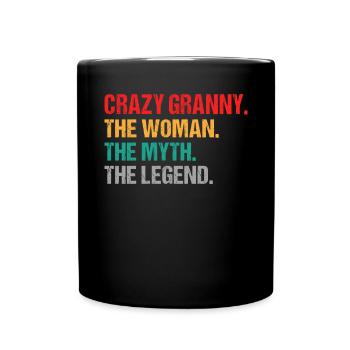 Cadeaux grand-mère - Mug uni - noir - Devant